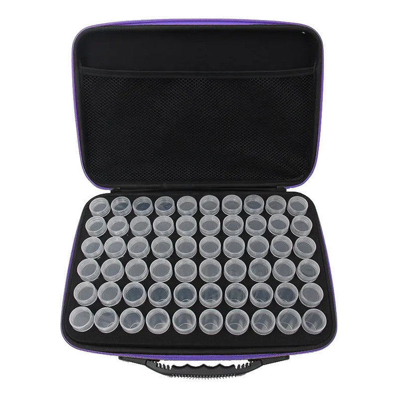 Diamond painting luxe opslagkoffer 60 bakjes