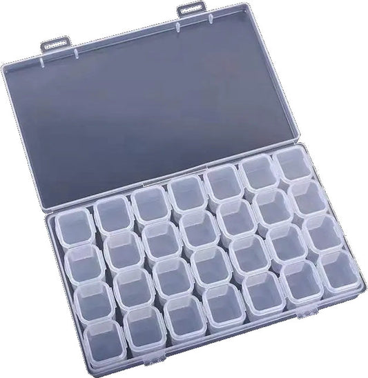 Diamond painting opslagdoos 28 bakjes