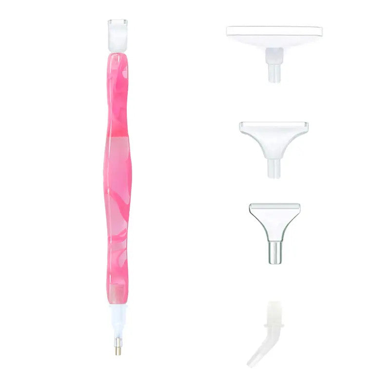 Diamond painting Luxe pen met plastic opzetstukken