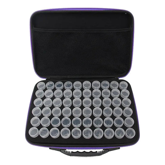 Diamond painting luxe opslagkoffer 60 bakjes